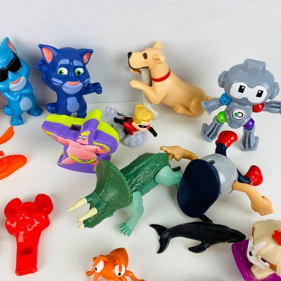 McDonalds Burger King Meal Toy Lot Misc Tom Marmaduke Pretend Play Kids Toys - Picture 5 of 9